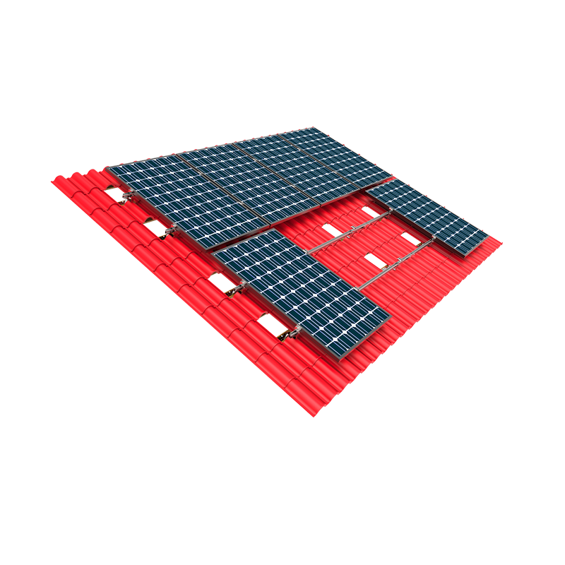 Laattakatto PV -kiinnitys